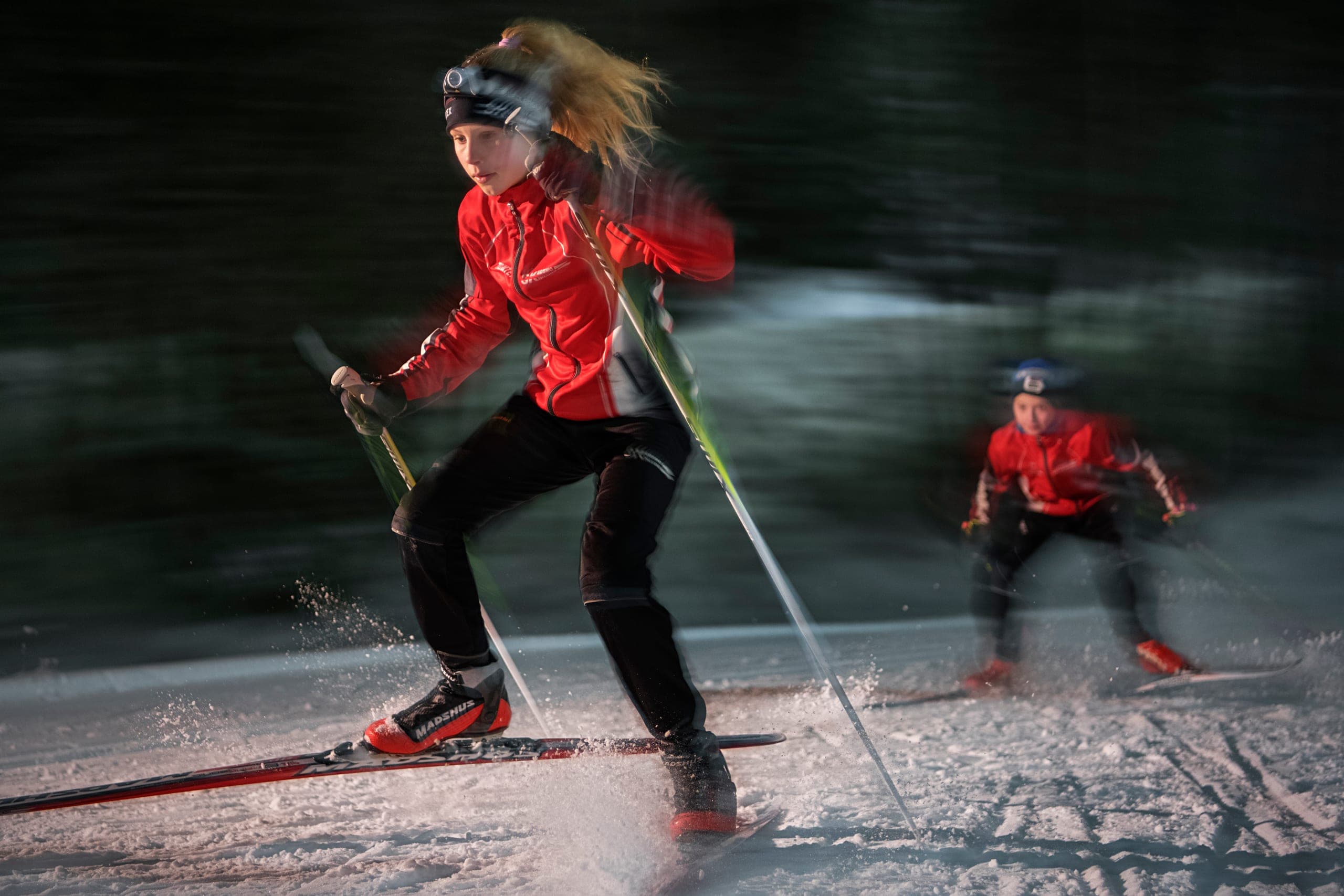 Skedsmo skiklubb på trening