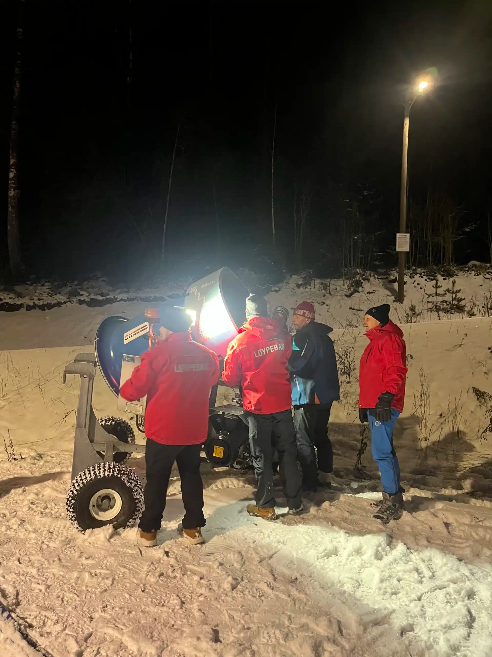 Snøkanon i Tæruddalen